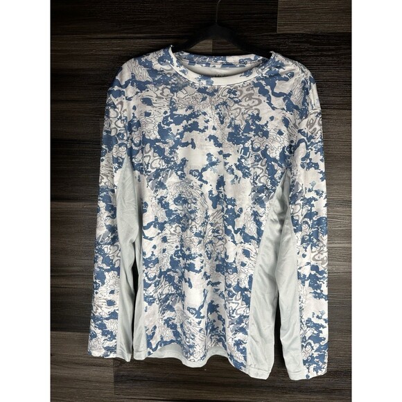 HUK Mens Icon X Tide Change Long Sleeve Fishing Shirt Size M NWT Ret $50.00 New‎ - Picture 1 of 4